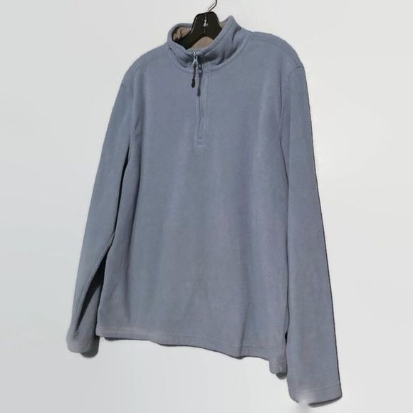 G.H. Bass & Co. Mens Light Blue 1/4 Zip Sweatshirt - Picture 6 of 10